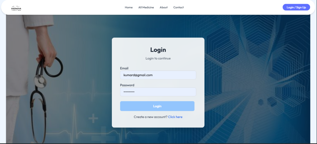 Appointment Booking Platform - Login Page
